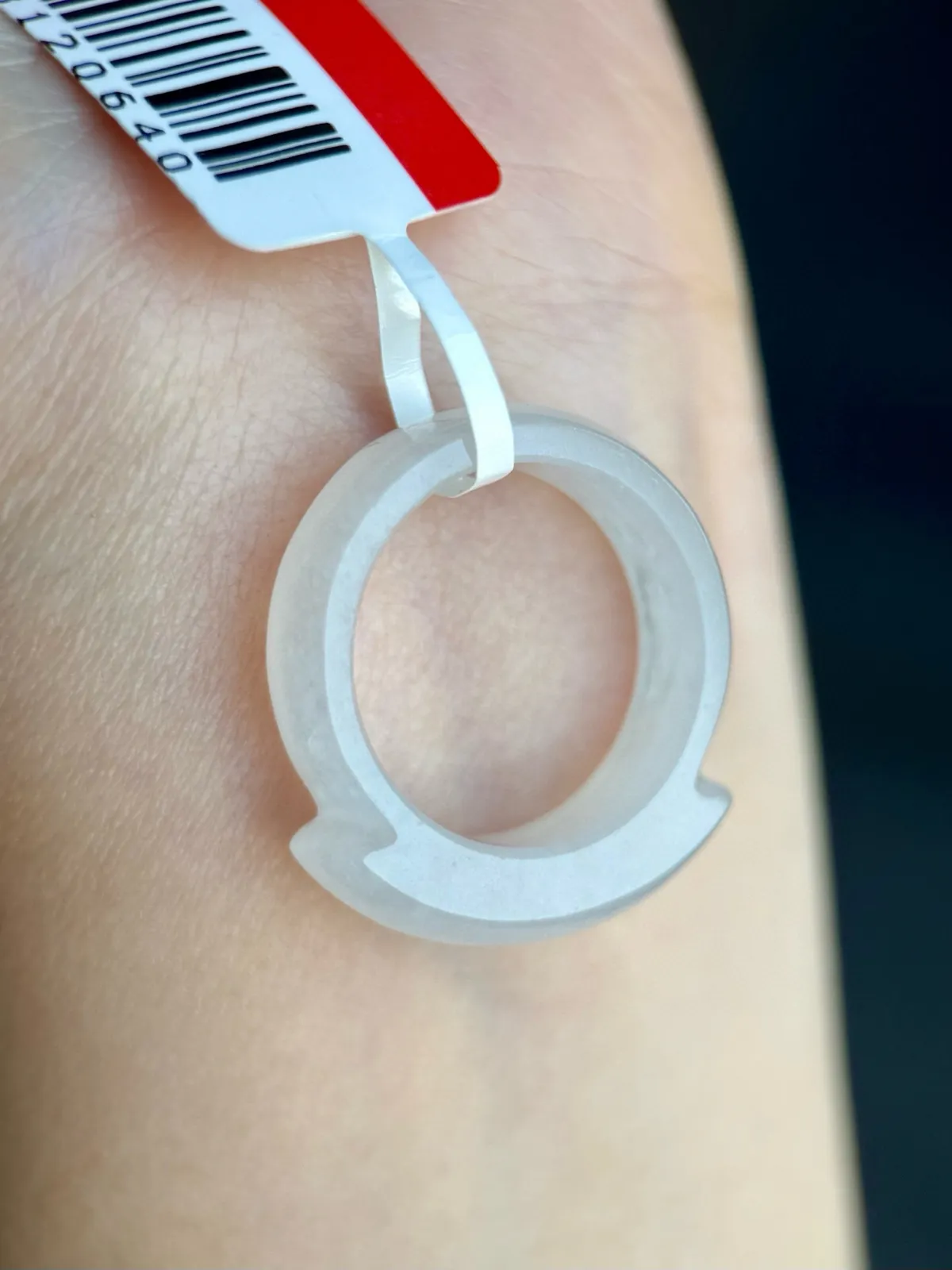白玉环戒
