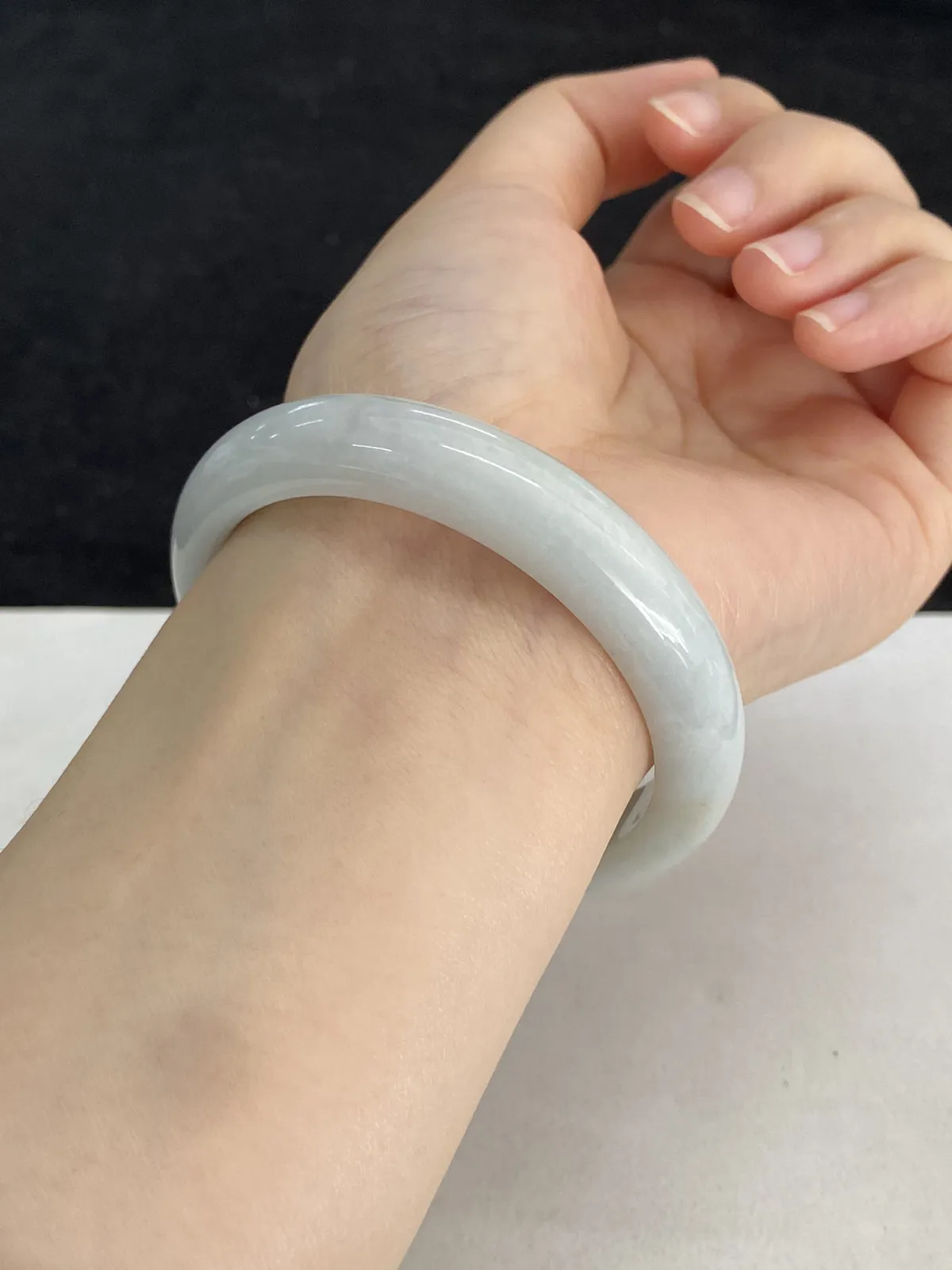 正圈54圈口，翡翠手镯