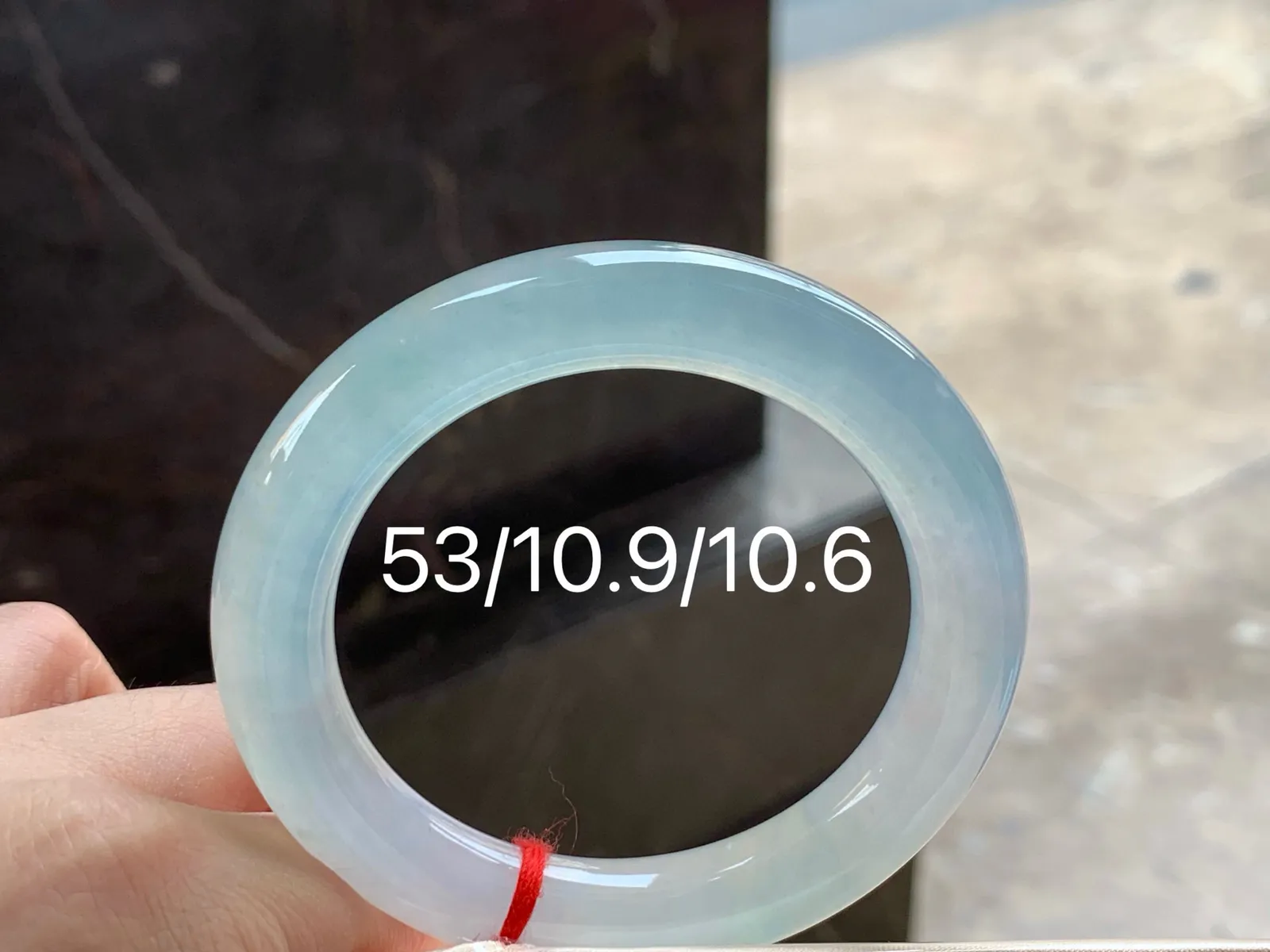 冰种福镯
清爽53/10.9/10.6mm
