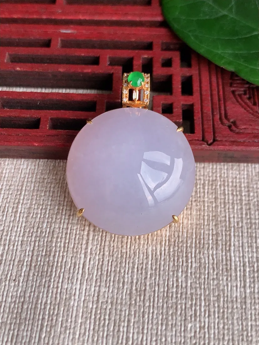 天然A货翡翠925银镶嵌满绿大蛋面戒指 圈口可调节 尺寸22.3×17mm 重量8.67g 0506
