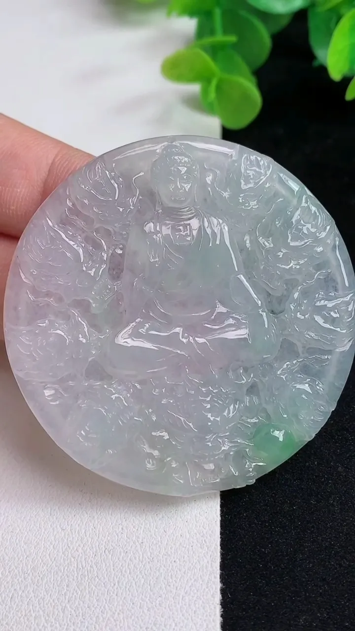 天然A货翡翠九龙至尊 阿弥陀佛吊坠，尺寸54.4-4.6，重量:30.07g
5月13日
