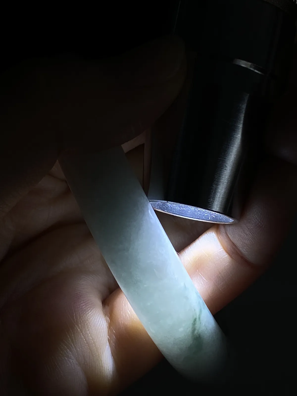 正圈57.6圈口，翡翠手镯