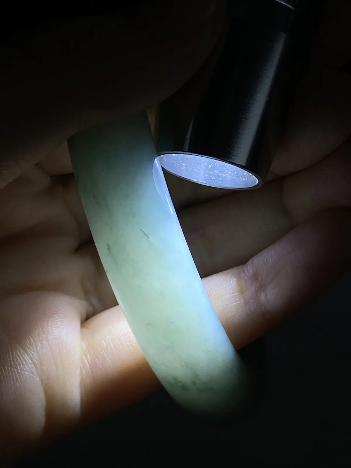 正圈58.4圈口，翡翠手镯