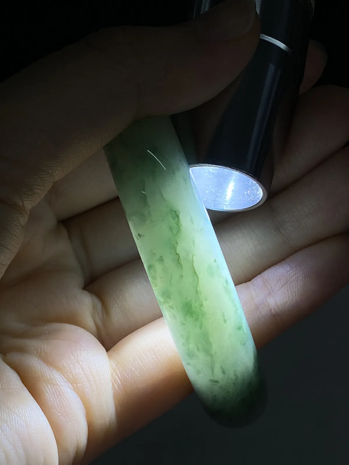 正圈58.4圈口，翡翠手镯