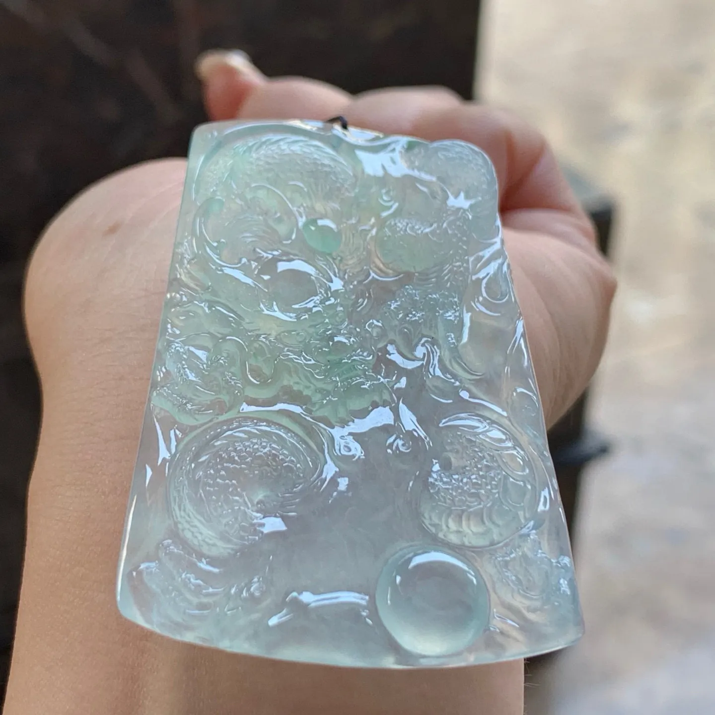 冰种龙牌
种好水足 大气