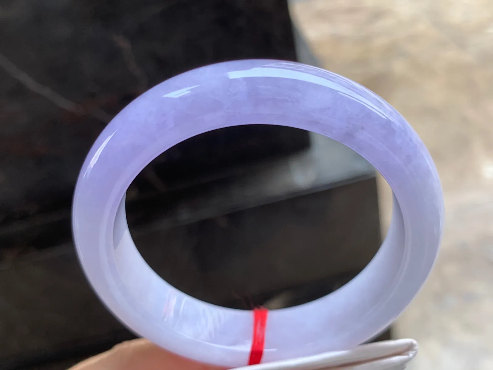 59-14-9mm
紫罗兰手镯 颜色艳丽 大圈口 上手高贵大气