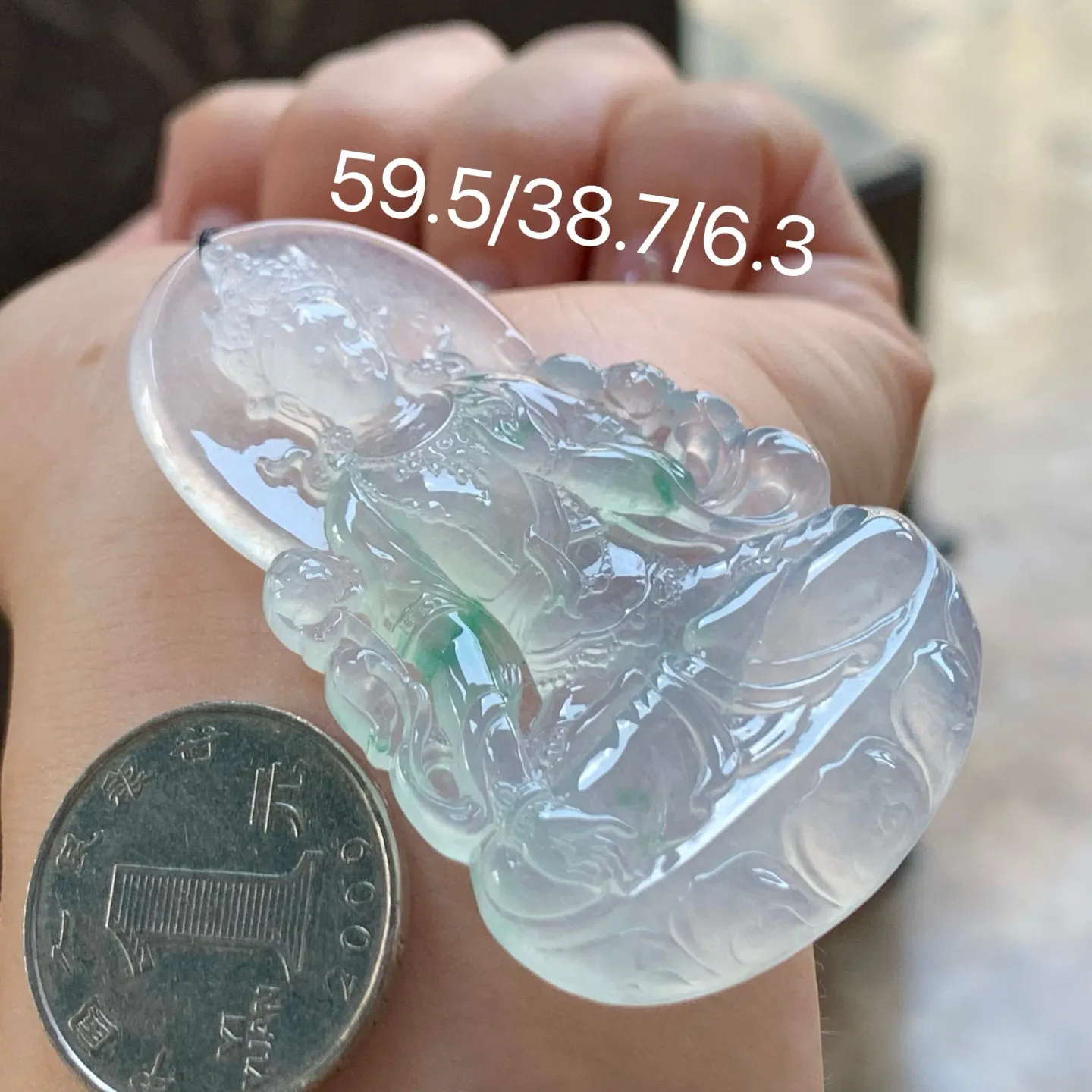 冰种色花度母
清爽