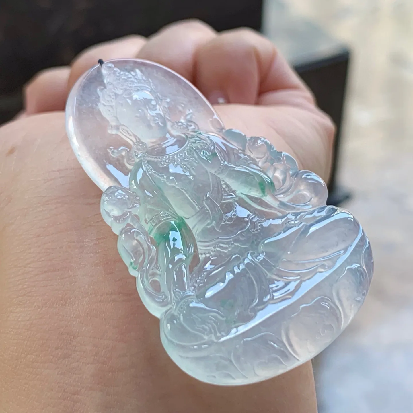 冰种色花度母
清爽