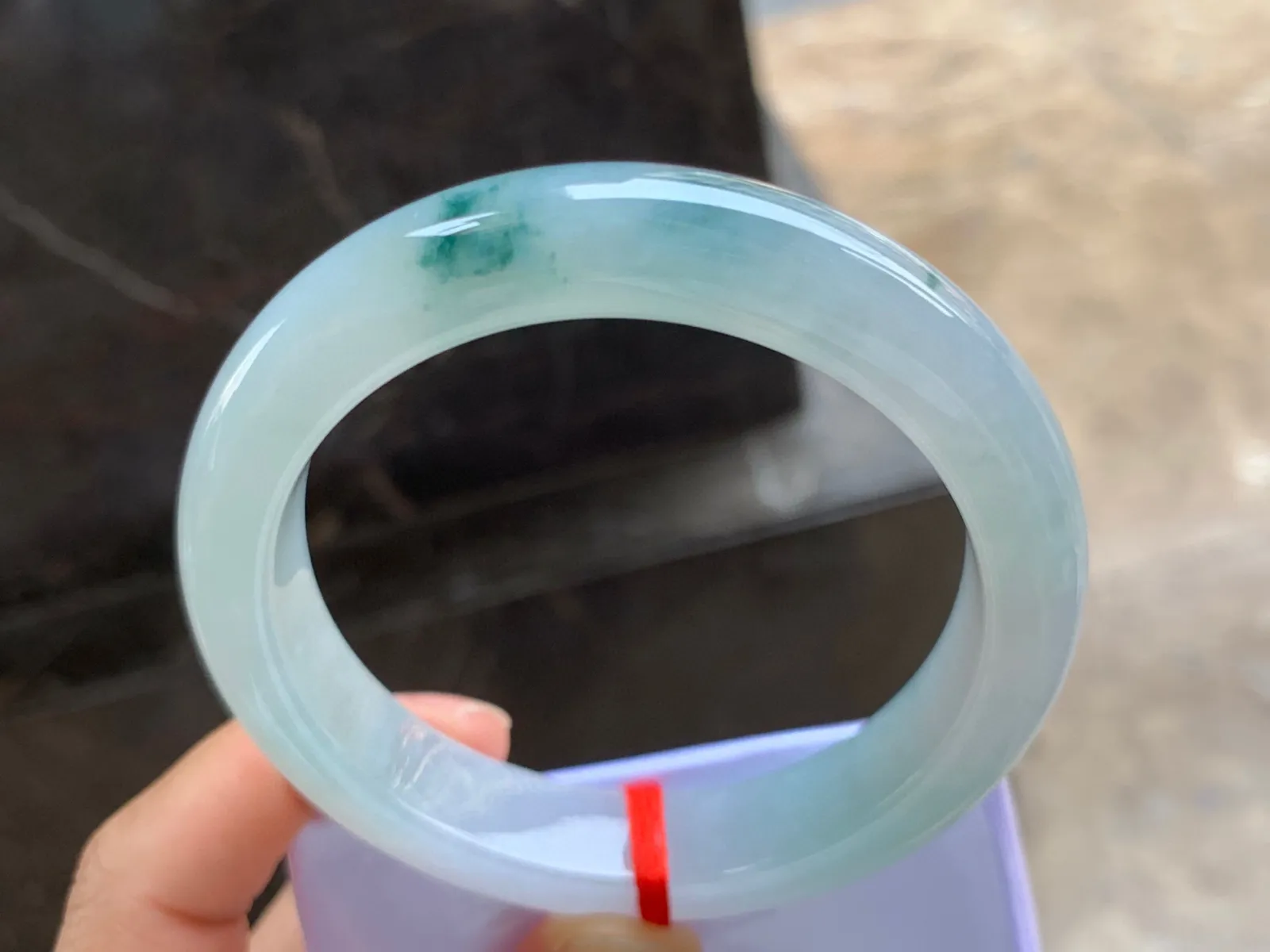 59-12.5-9mm
飘花手镯 种好水润 清爽