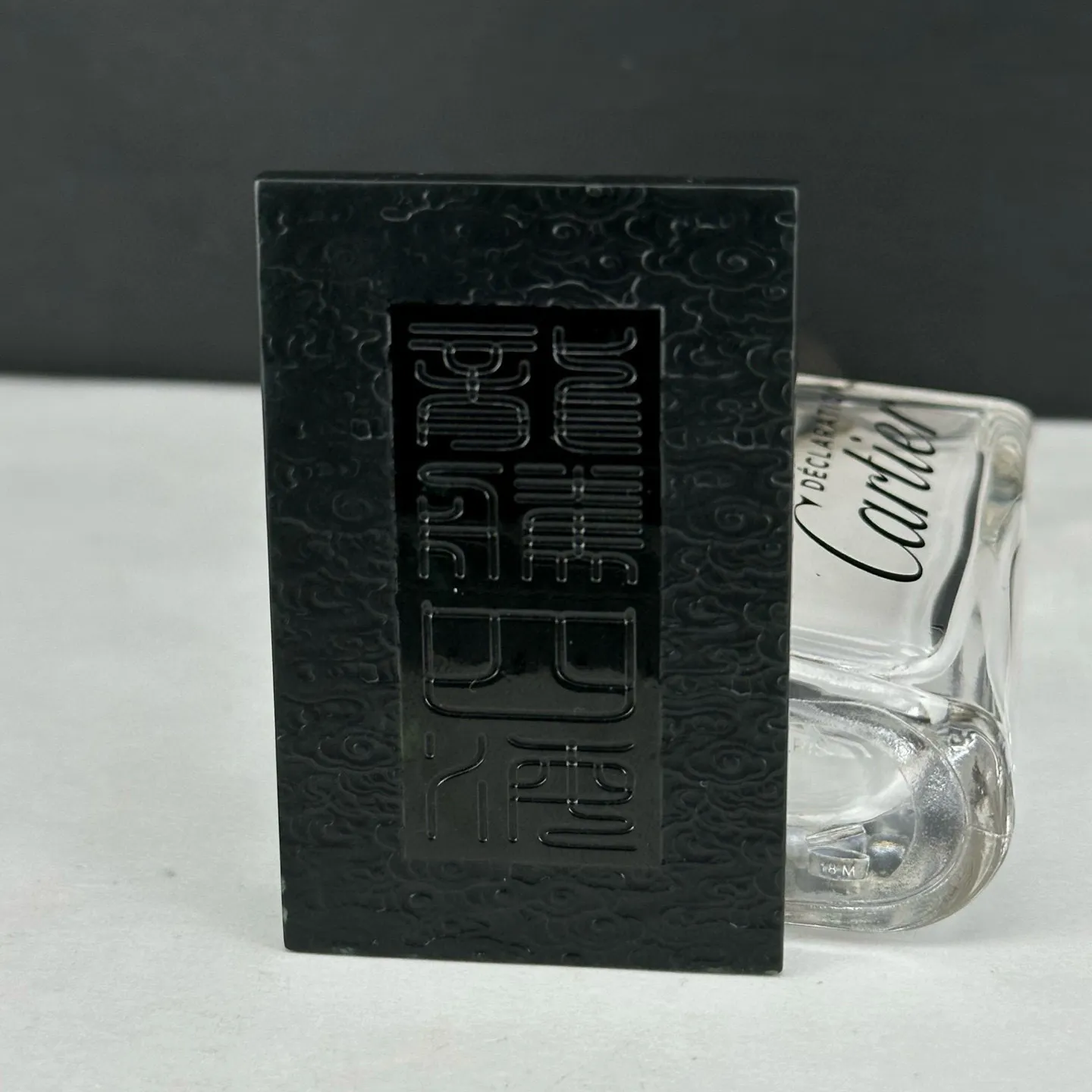 精品墨翠龙牌 黑度极好 打灯通透 油性十足 尺寸64.3