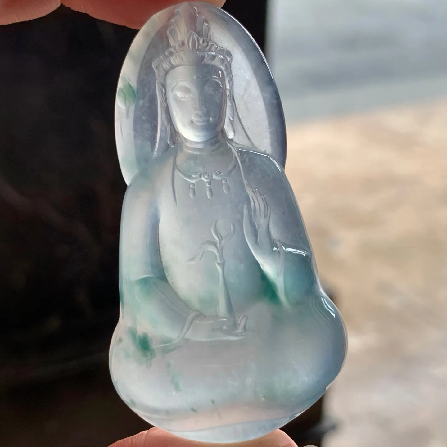 冰种飘花观音
清爽 厚装品相好