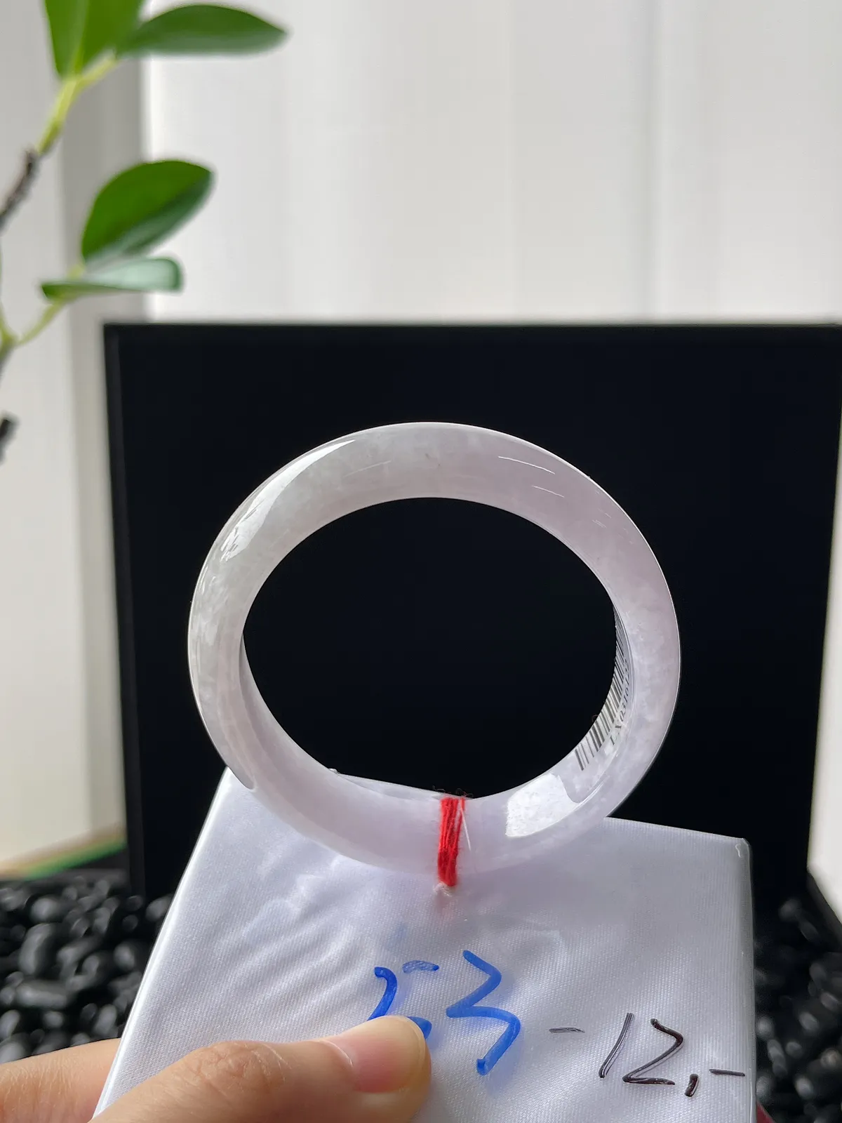 贵妃镯53.5圈口，小圈口冰糯紫罗兰手镯