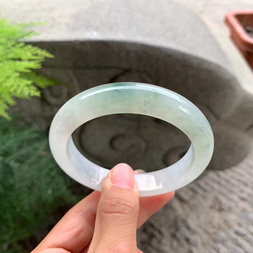 圈口 57.5-12.2-8.7【冰飘花正圈手镯】正圈57 58可戴