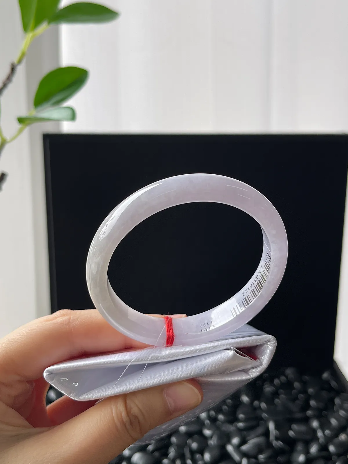 贵妃镯53.5圈口，小圈口冰糯紫罗兰手镯