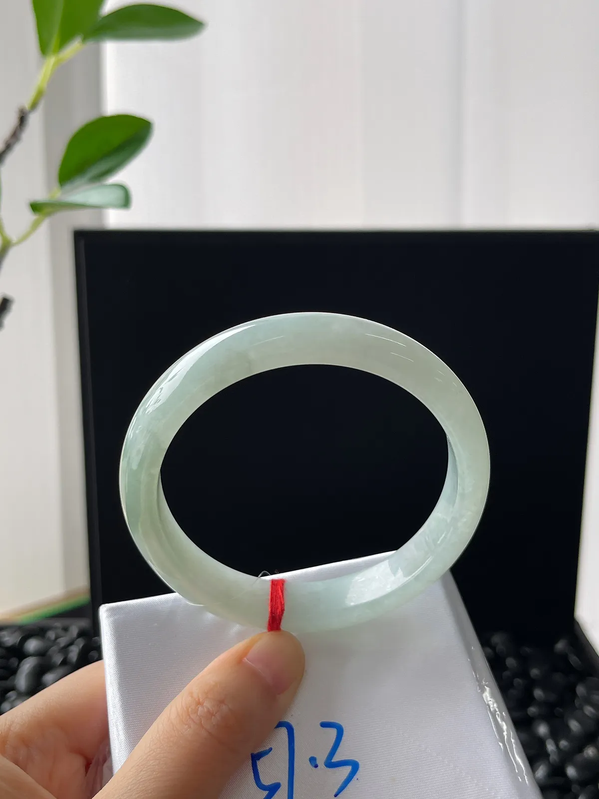 正圈58圈口，翡翠晴底手镯