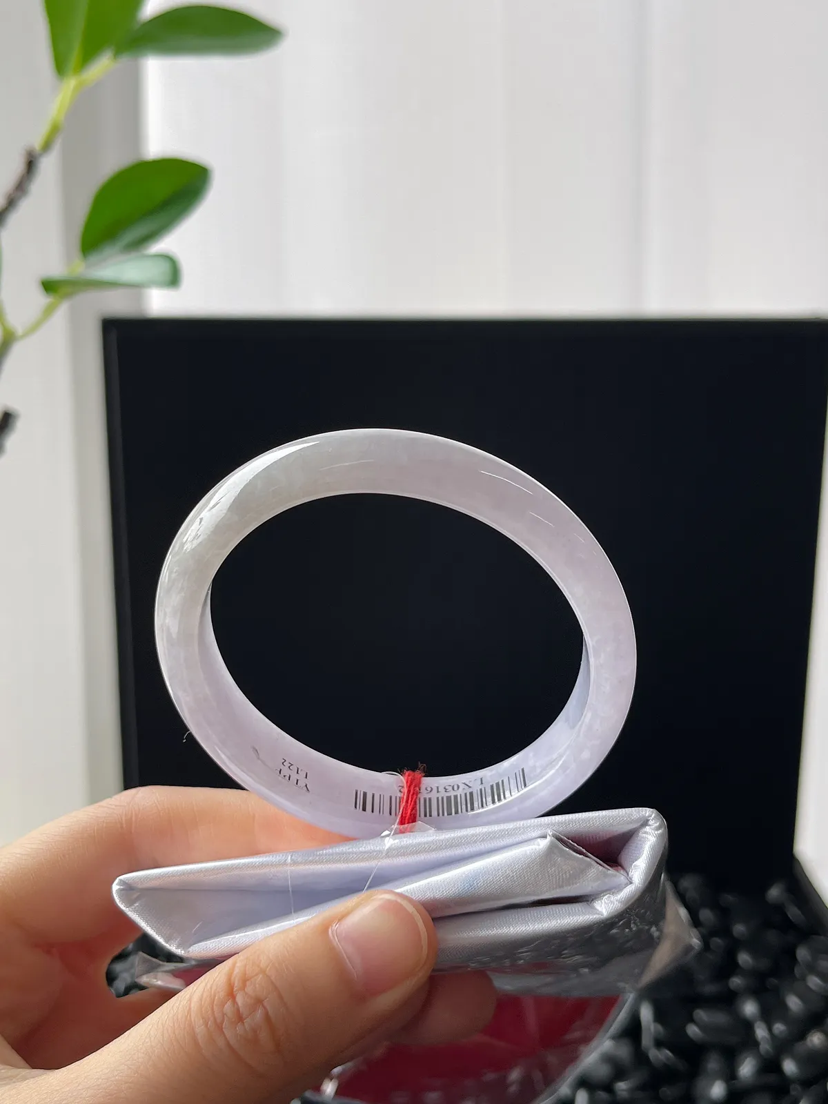 贵妃镯53.5圈口，小圈口冰糯紫罗兰手镯