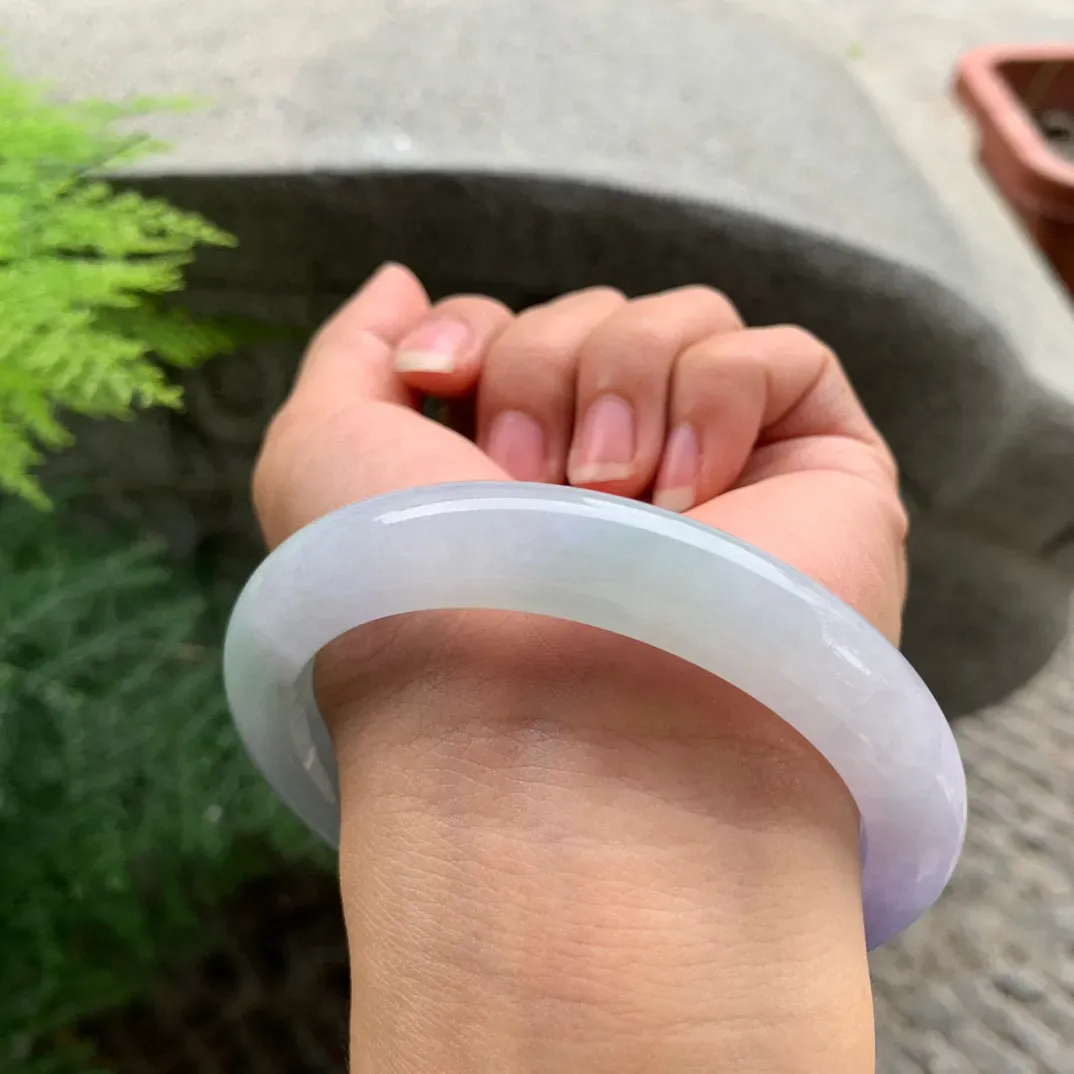 大圈口 64.3-11.4-9.4【茄紫正圈手镯】正圈64 65可戴