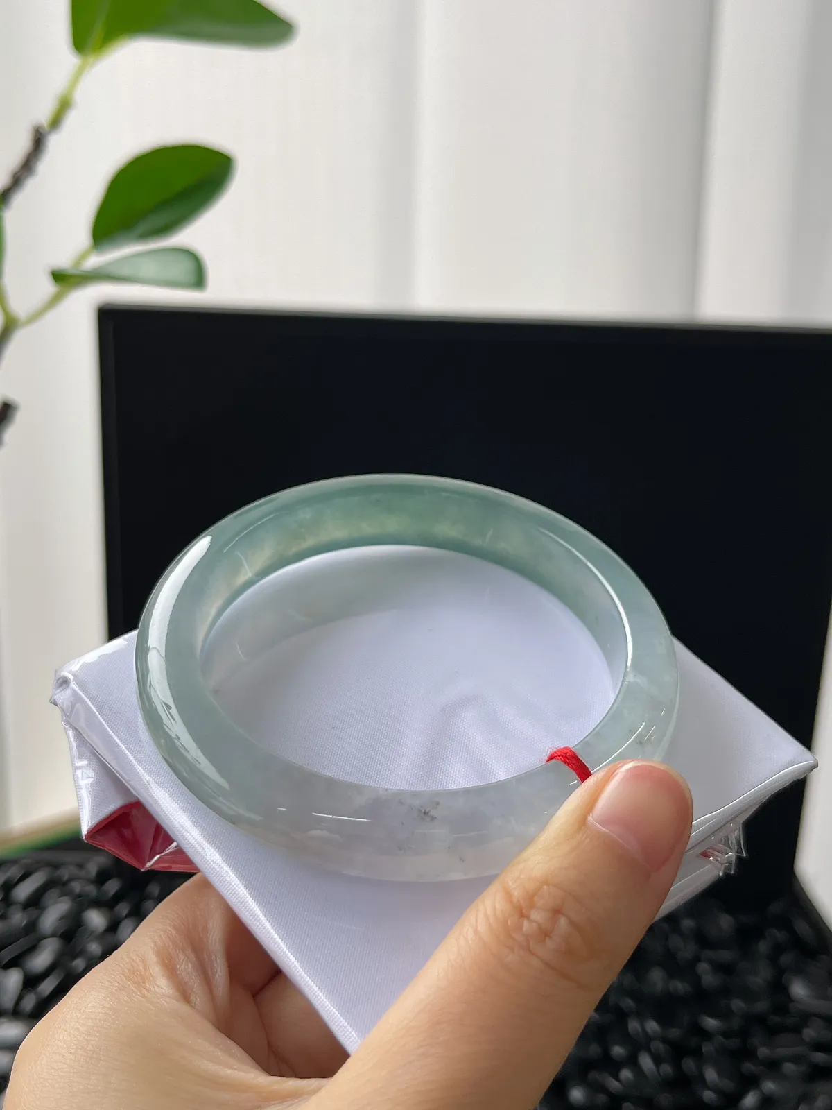 正圈59圈口，冰半山水，光感足