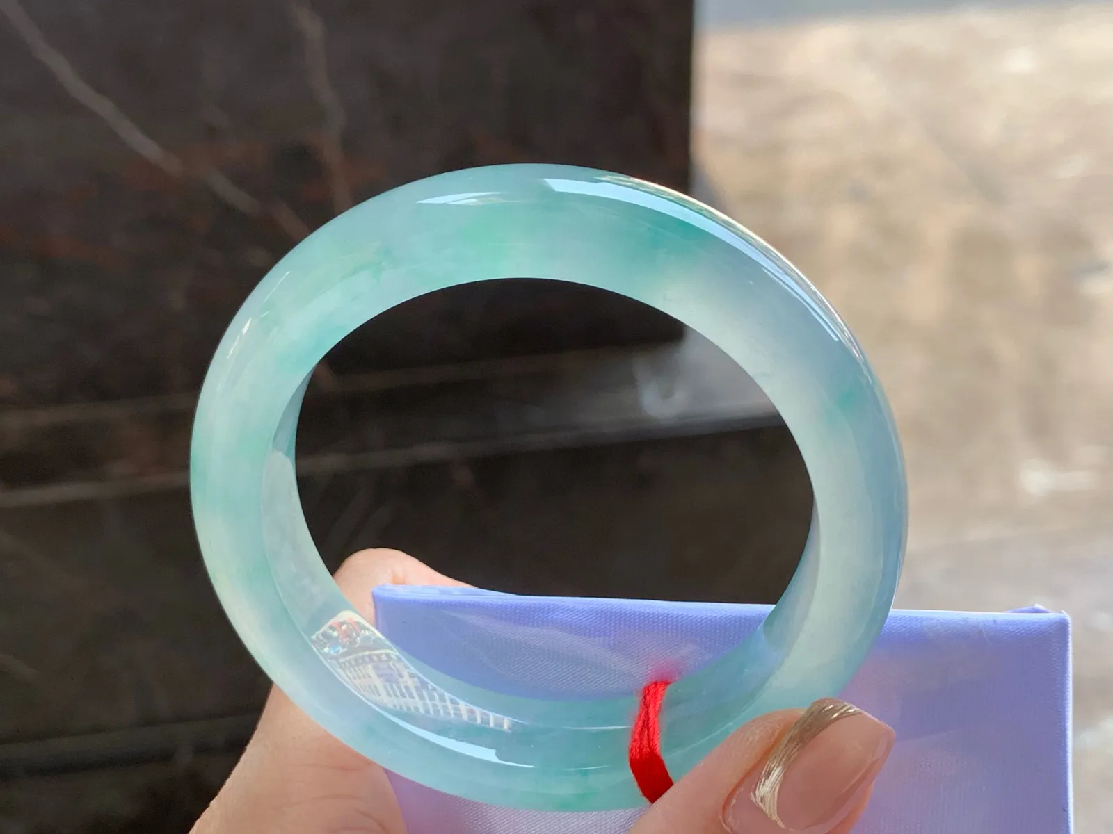 飘色手镯
种老水足 54/12.4/9mm