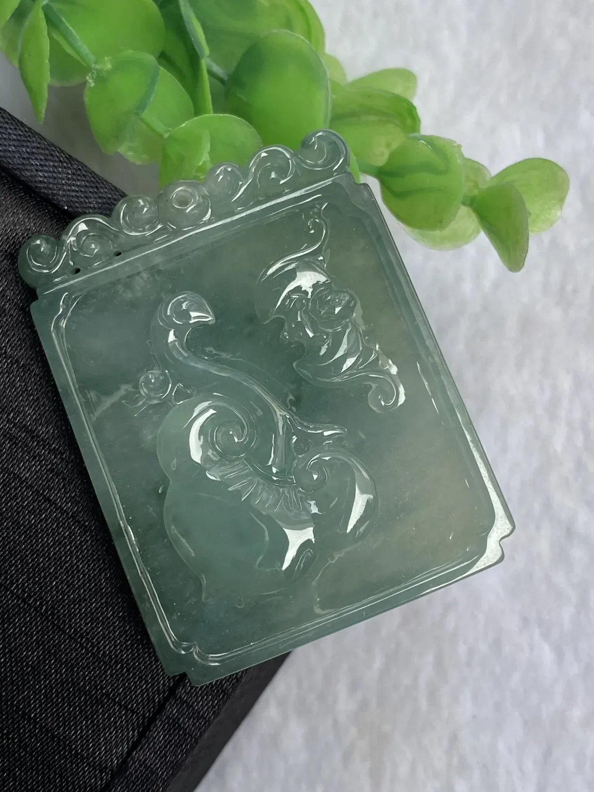 推荐【晴水飘花幸福如意】如意吉祥，福在眼前，无纹裂，水润，细腻，冰透，品相佳～～