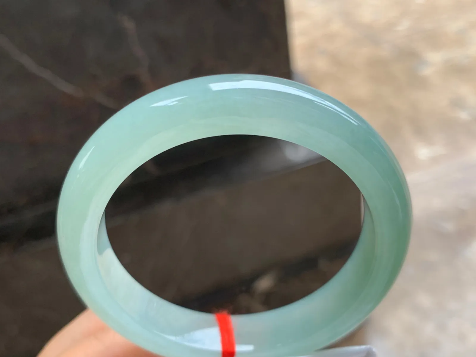 58-13-9mm
冰种晴水手镯 水润清爽