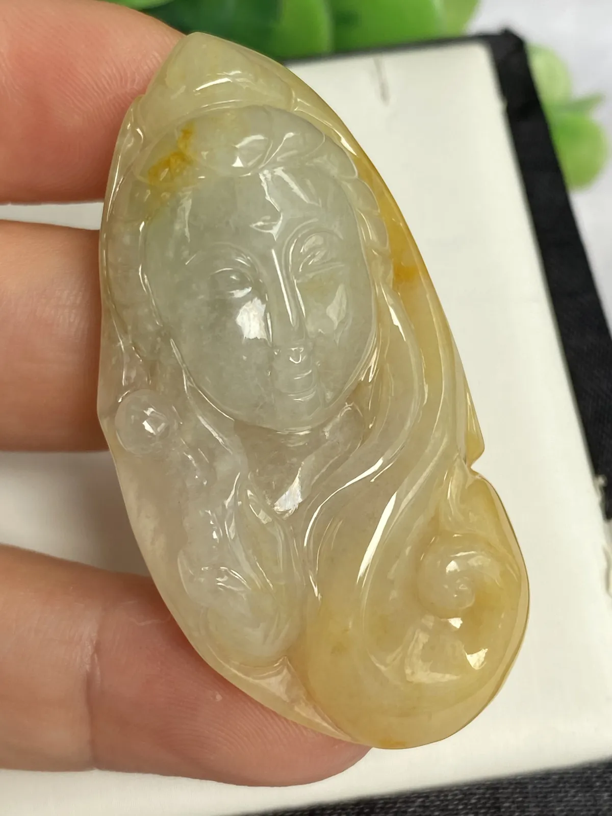 推荐【自在观音】观自在省自身，精进修行突破自己，无纹裂，水润，细腻，品相佳～～