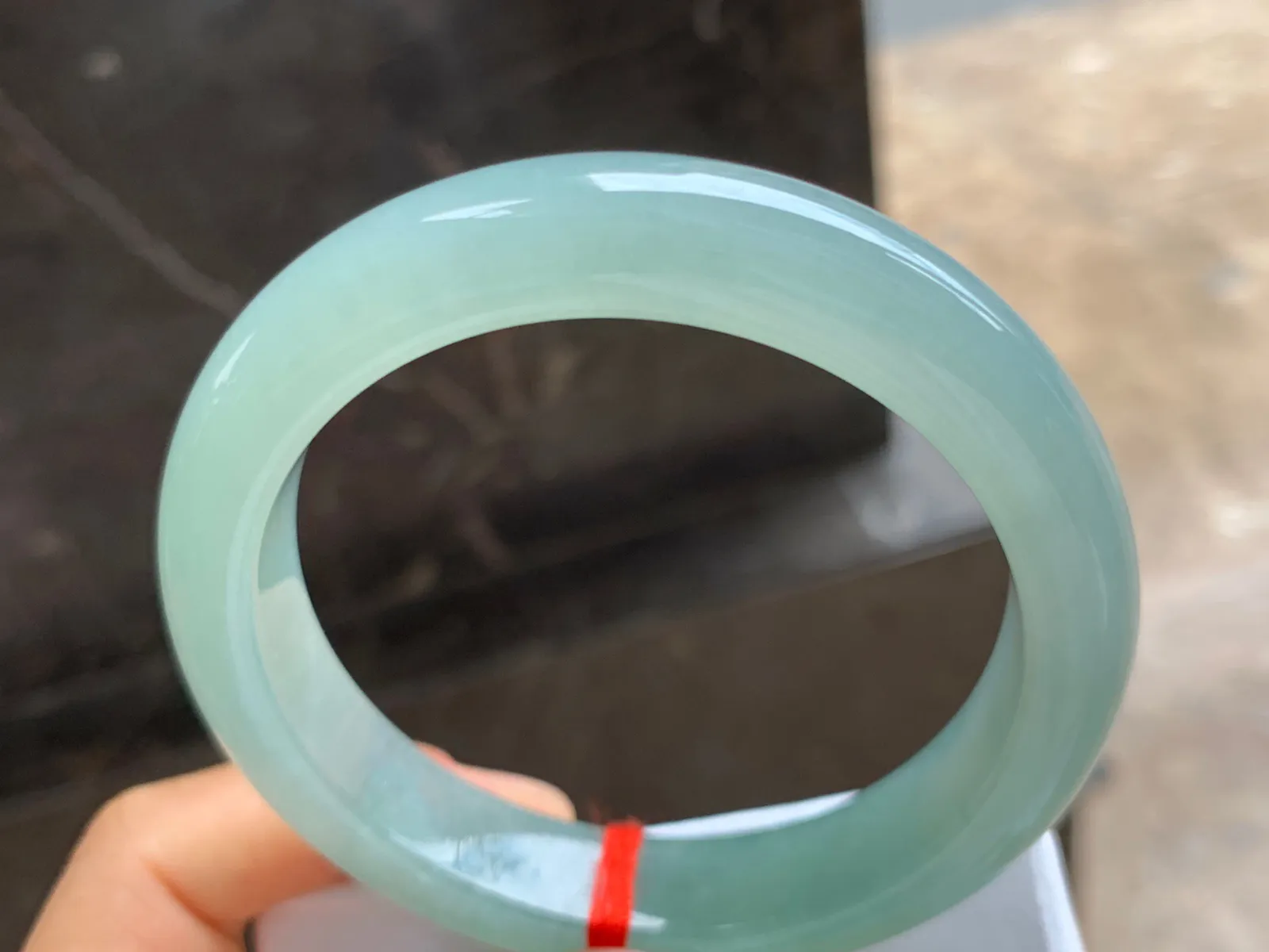 58-13-9mm
冰种晴水手镯 水润清爽