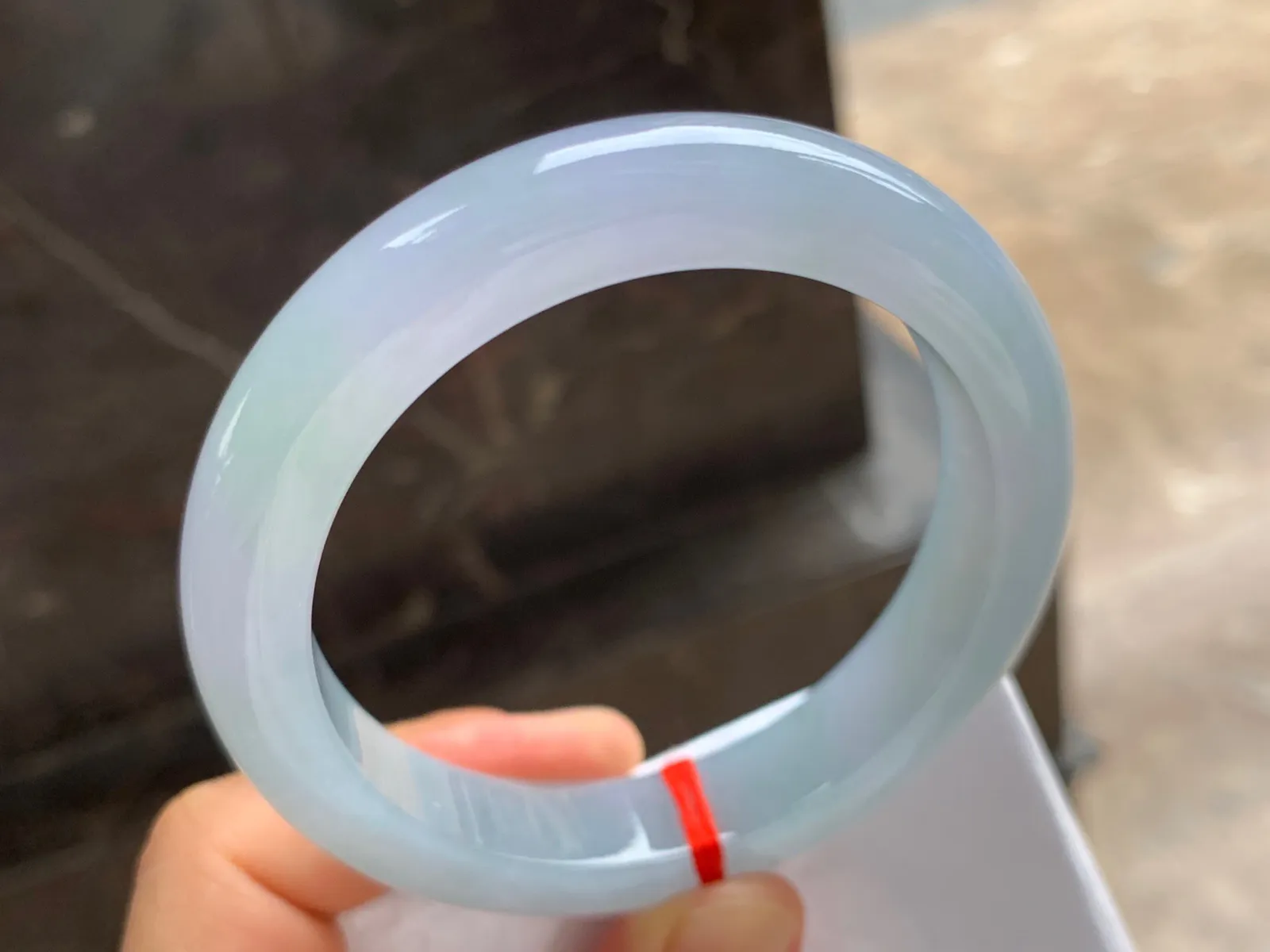 57-12-9mm
冰紫手镯 水润冰透