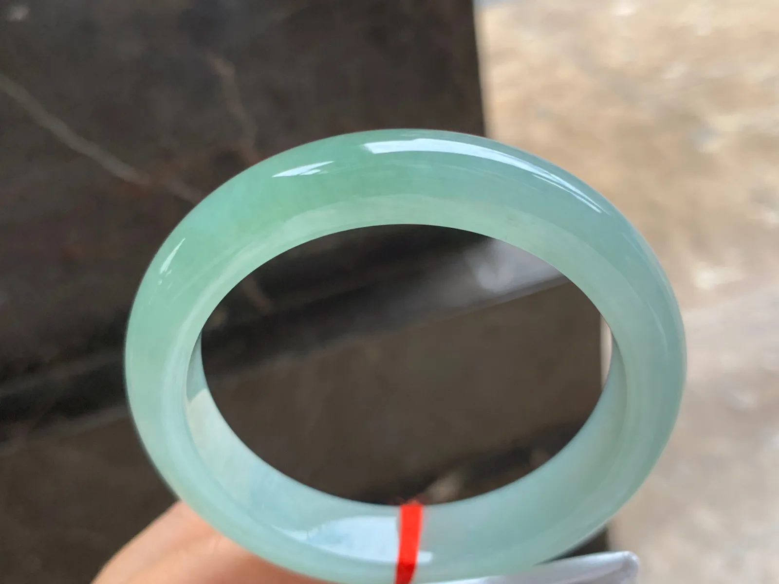 58-13-9mm
冰种晴水手镯 水润清爽