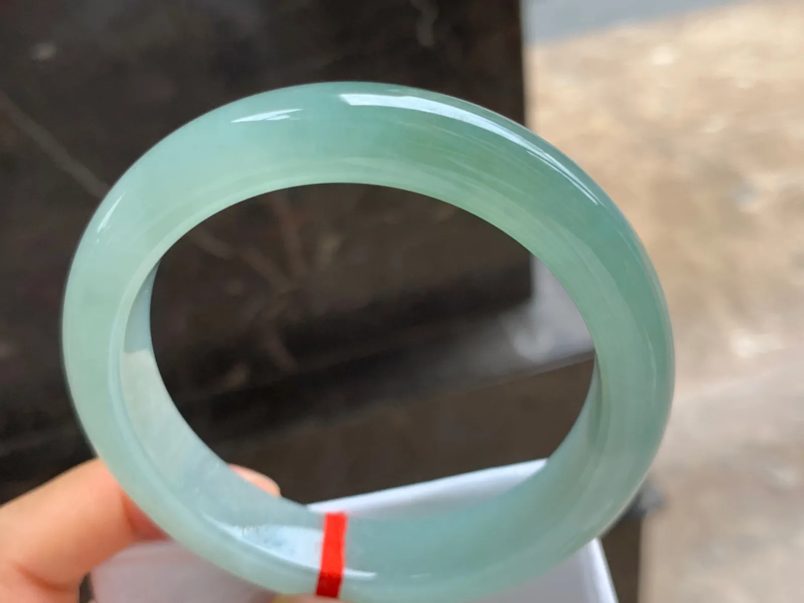 58-13-9mm
冰种晴水手镯 水润清爽