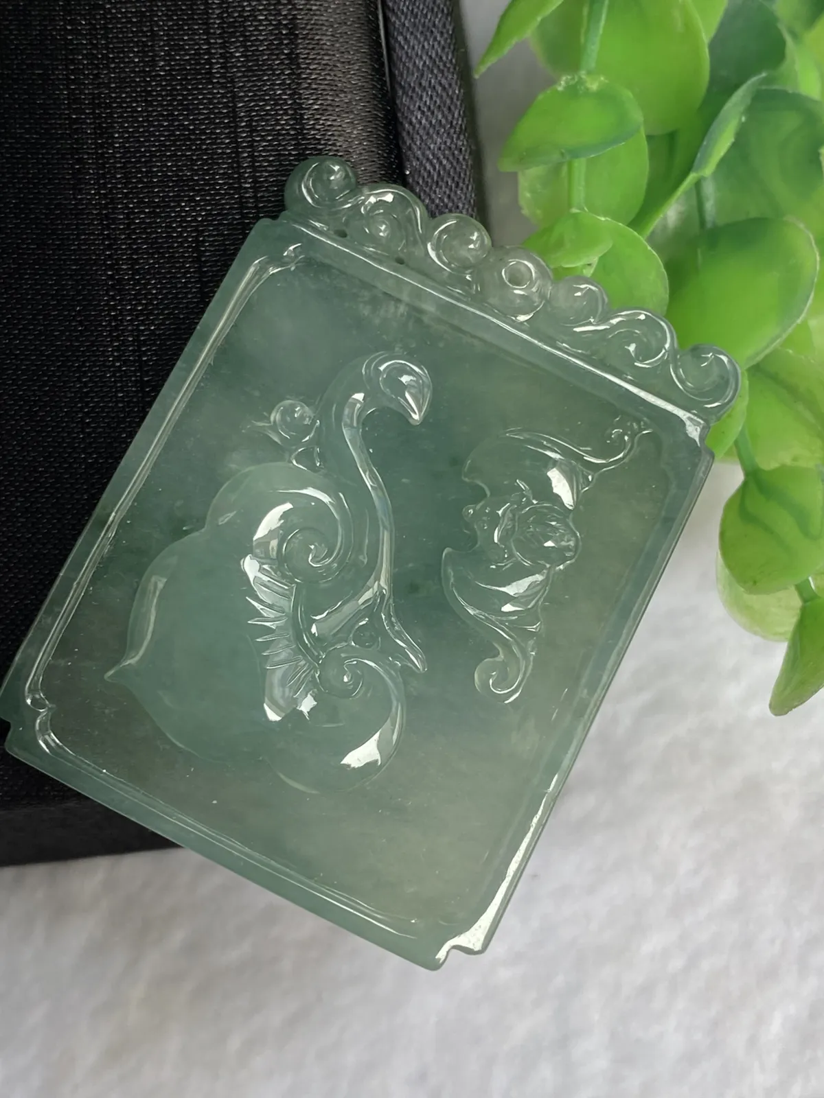 推荐【晴水飘花幸福如意】如意吉祥，福在眼前，无纹裂，水润，细腻，冰透，品相佳～～