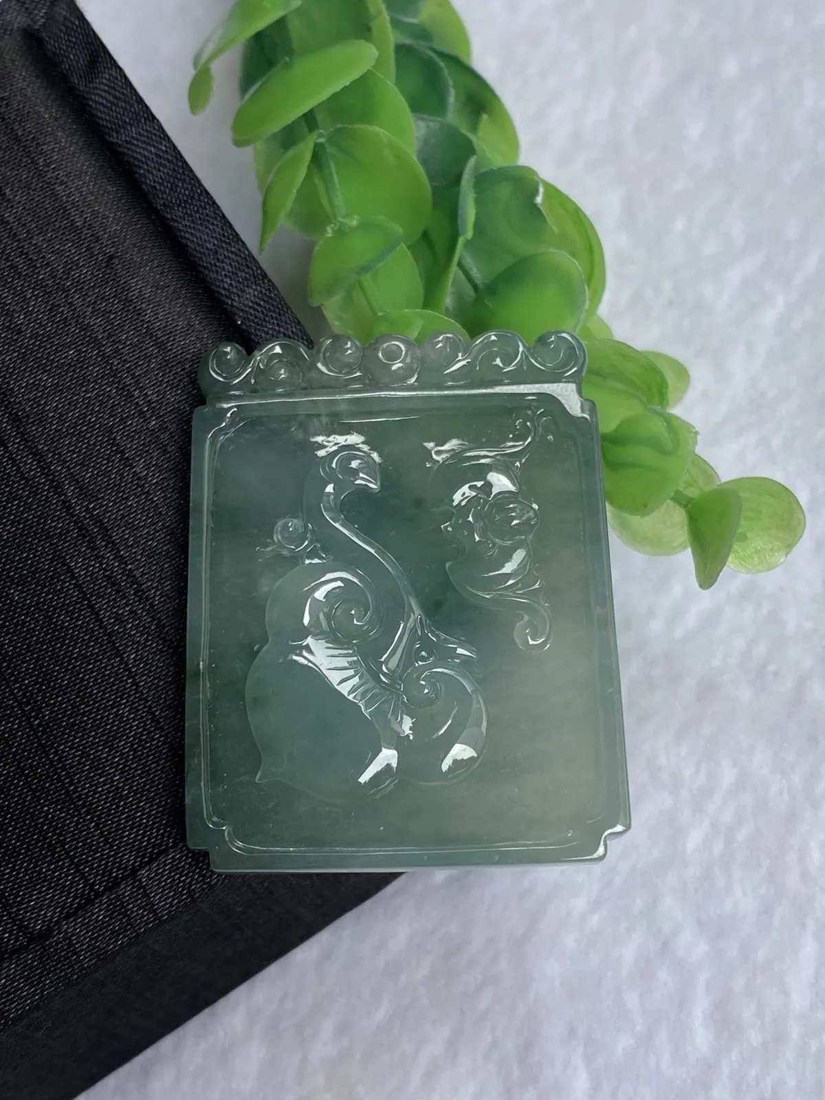 推荐【晴水飘花幸福如意】如意吉祥，福在眼前，无纹裂，水润，细腻，冰透，品相佳～～