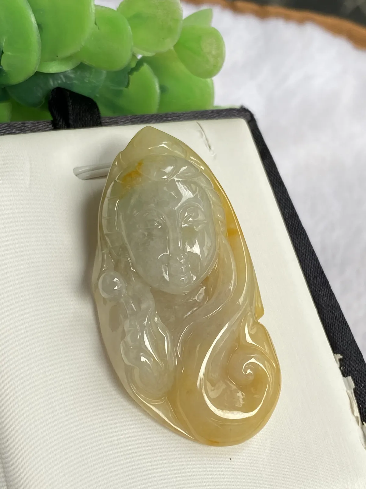 推荐【自在观音】观自在省自身，精进修行突破自己，无纹裂，水润，细腻，品相佳～～