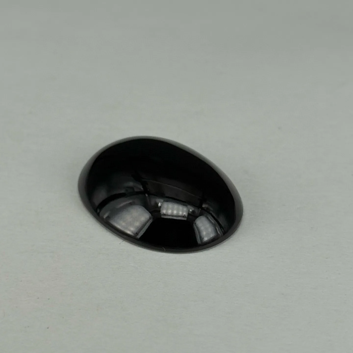 精品墨翠大蛋面 种好色正 黑度极好 打灯通透 油性十足