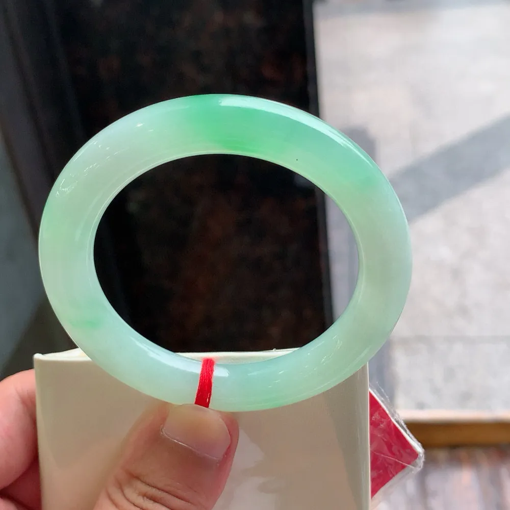 圆条冰阳绿 一丝细线 尺寸:53.6/10.3 种色俱佳