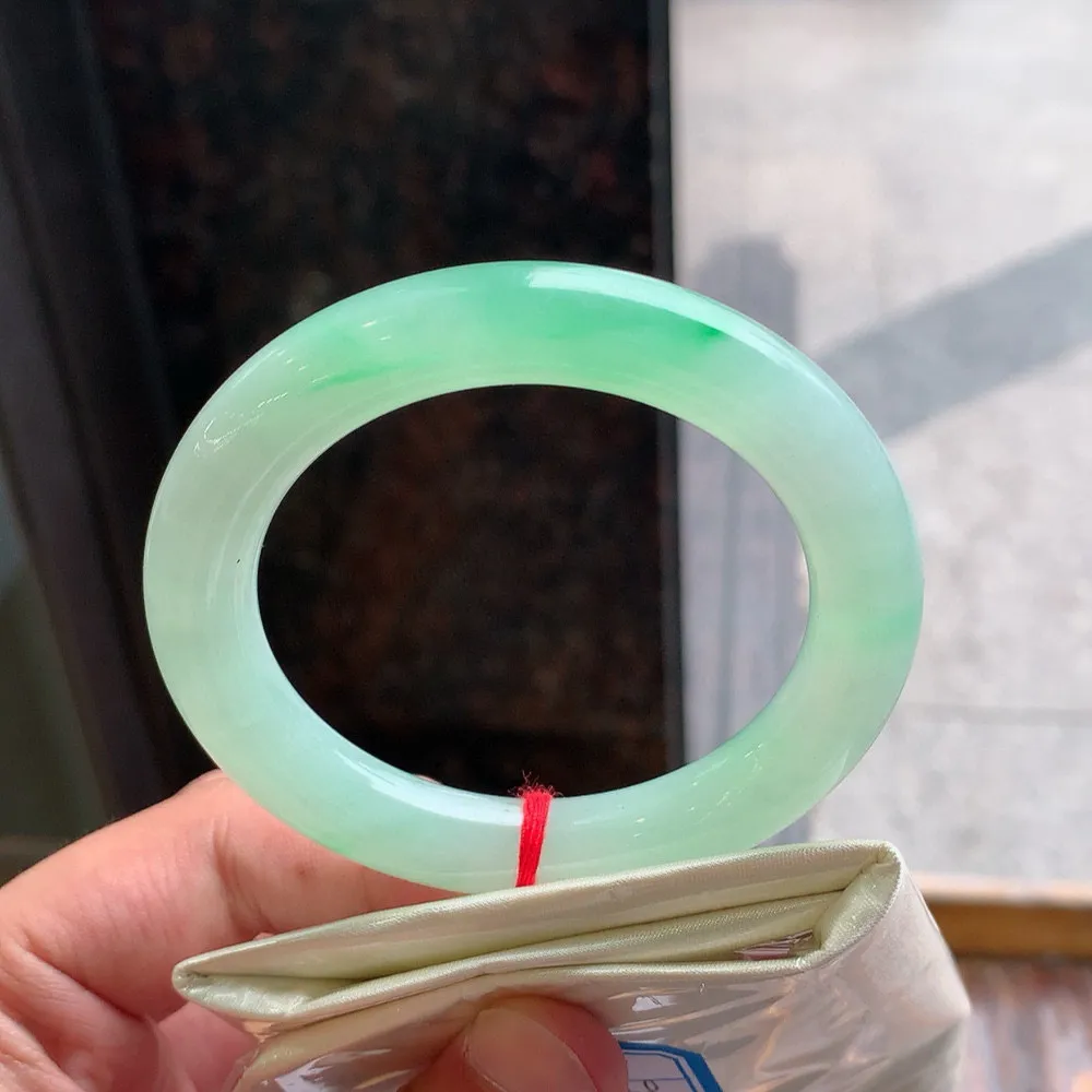 圆条冰阳绿 一丝细线 尺寸:53.6/10.3 种色俱佳