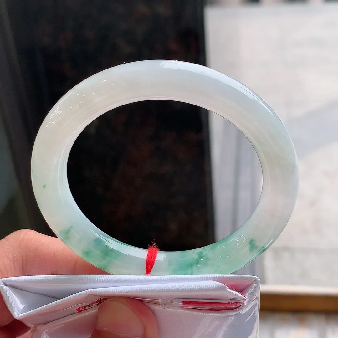 圆条高冰飘花 天然棉根 尺寸:54.2/10花美 种水好️️