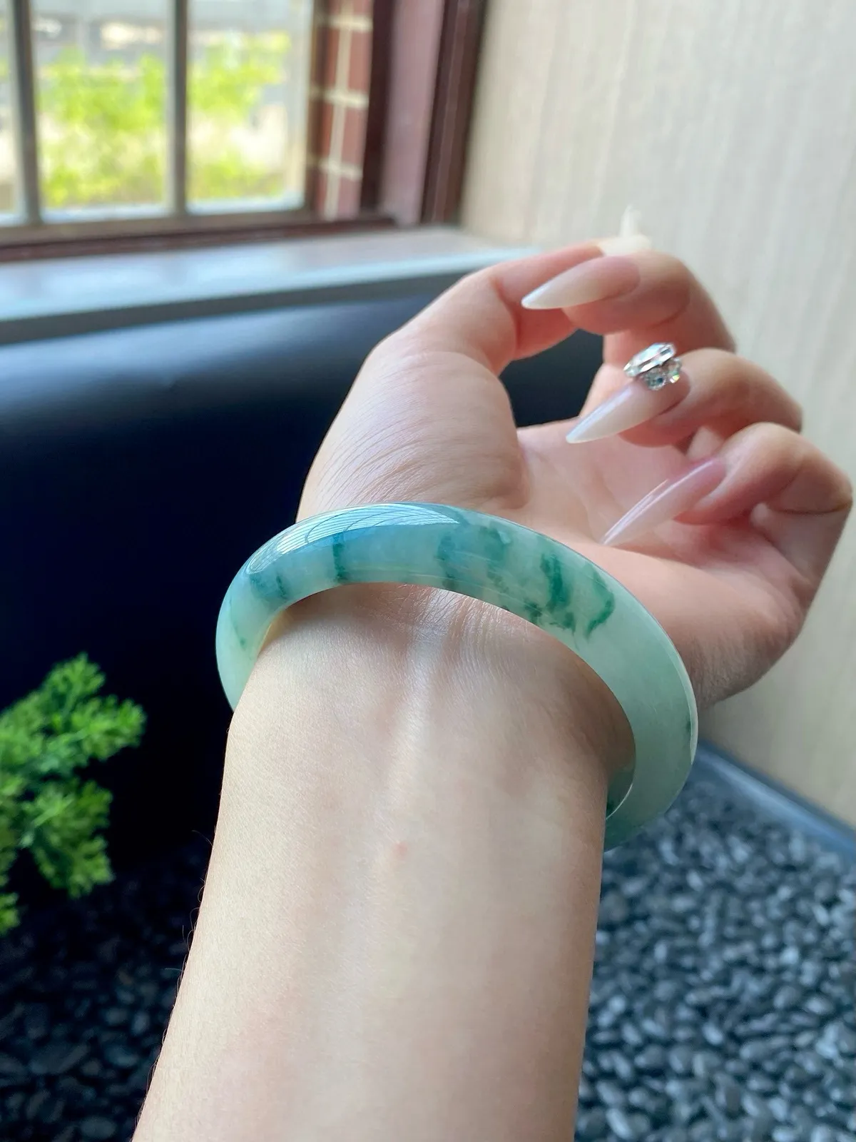 冰飘花绿飘花正圈成品（冰丝不显不扣）
⭕️58-12-8