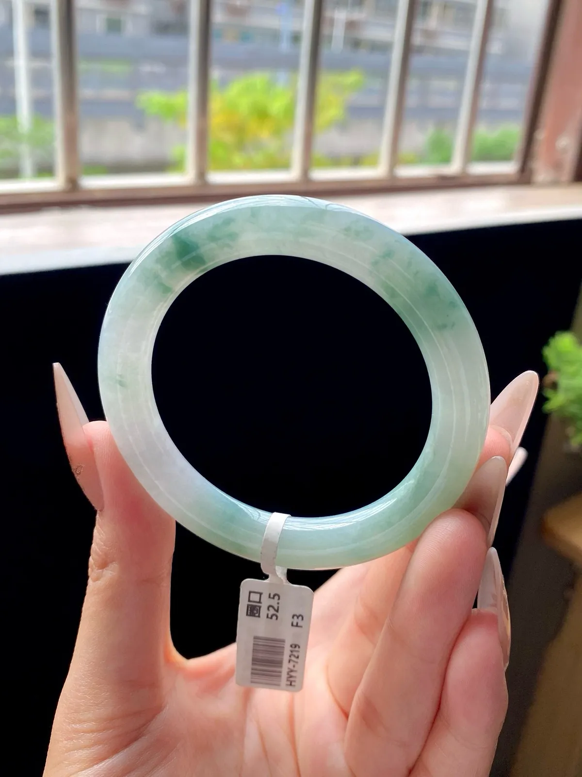 小圈口冰飘花圆条美人条成品（内圈纹裂放漏）
⭕️52.5-9.6-9.6