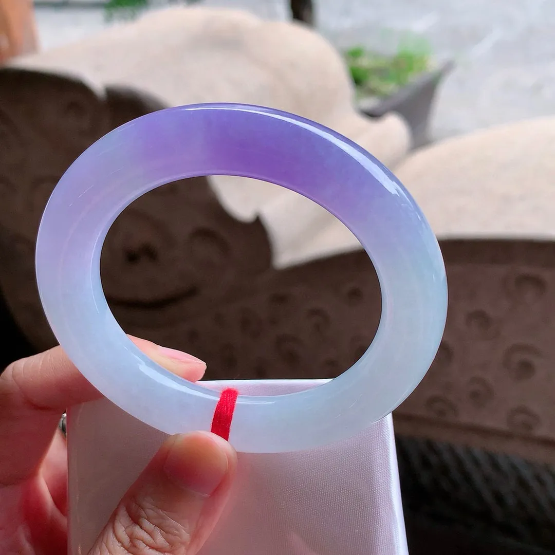 圆条冰帝王紫 无瑕 尺寸:56.7/12 高品质 