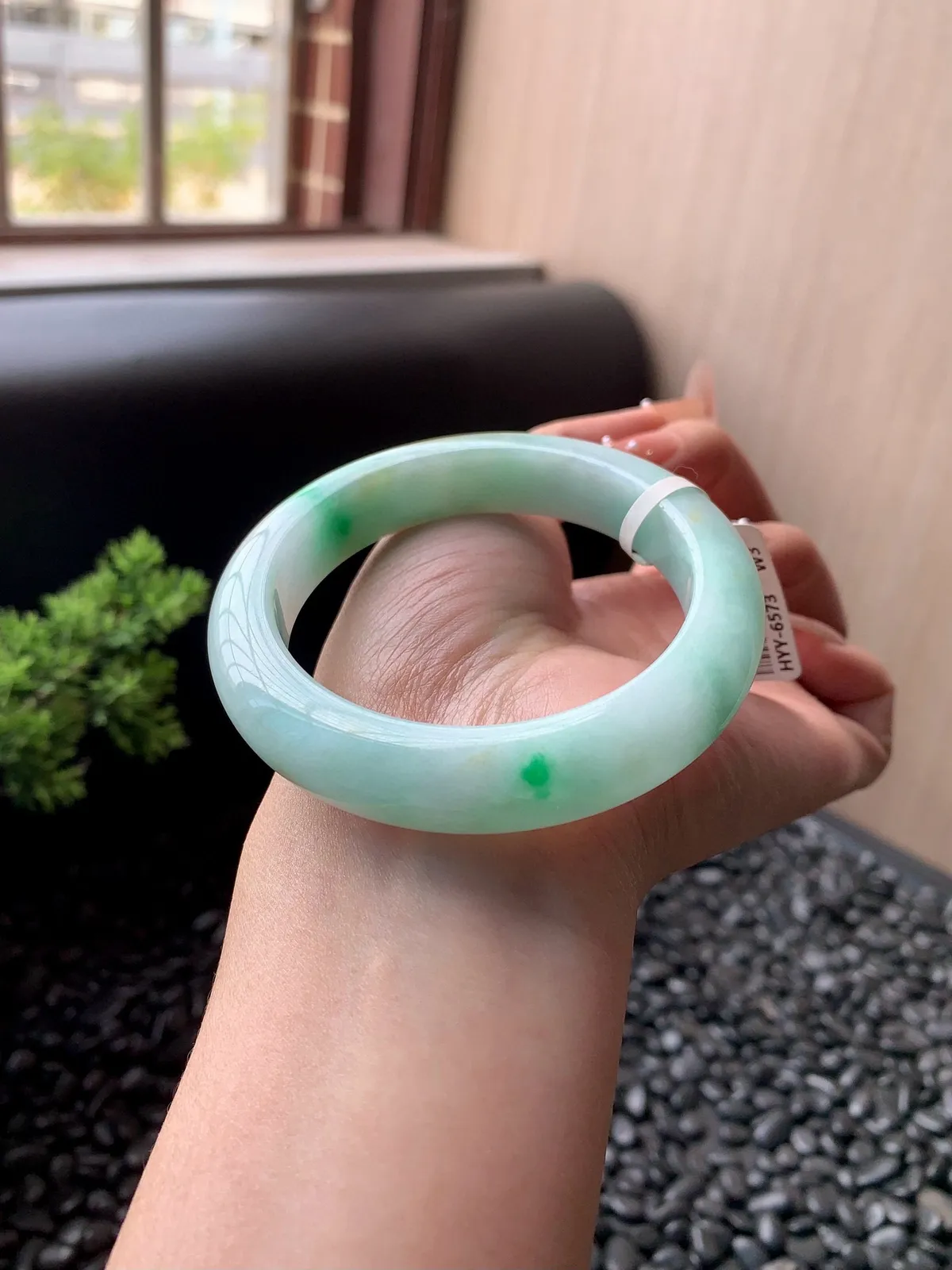 黄加绿正圈成品（纹裂放漏）
⭕️58-12.8-9.8