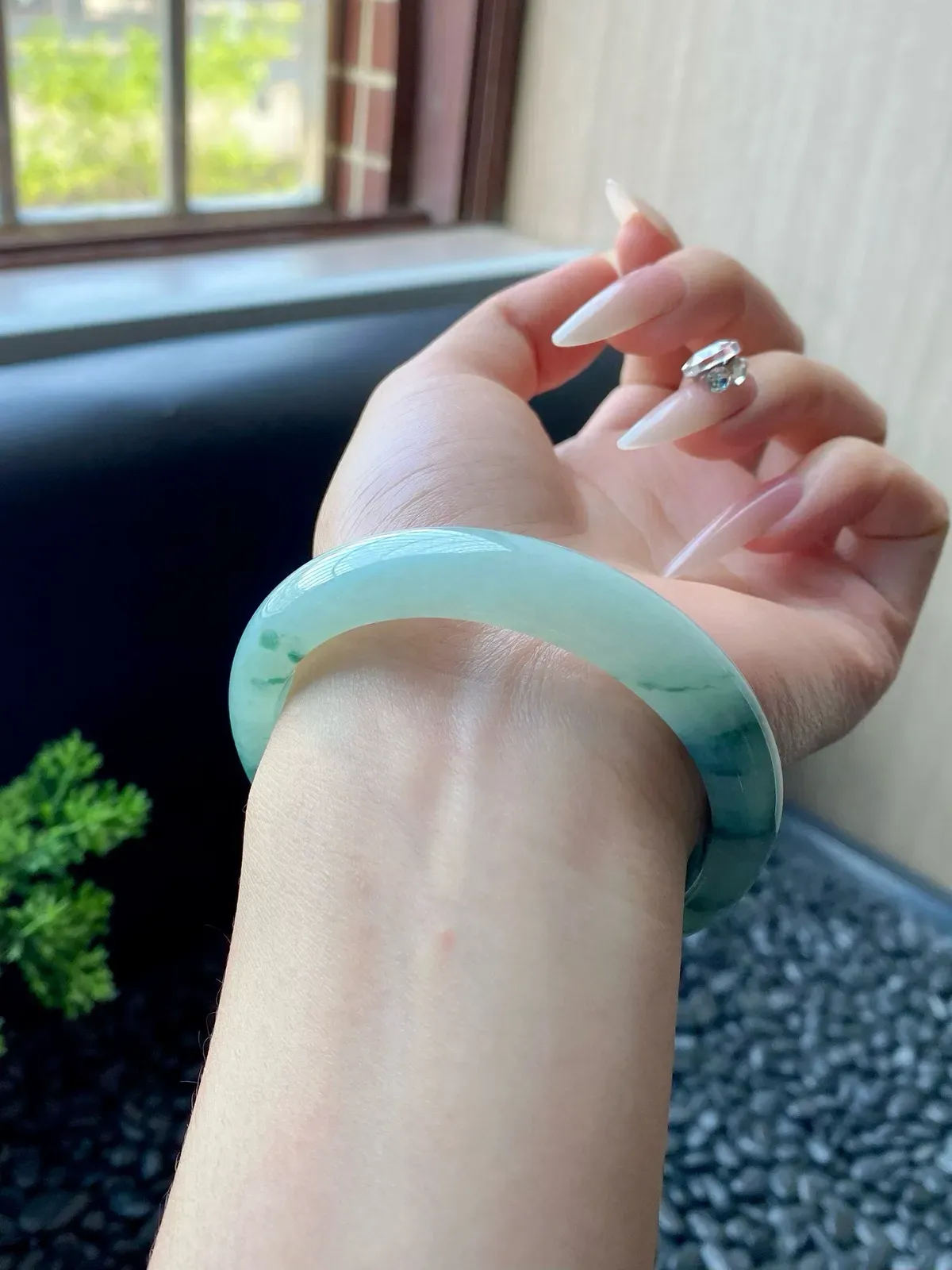 冰飘花绿飘花正圈成品（冰丝不显不扣）
⭕️58-12-8