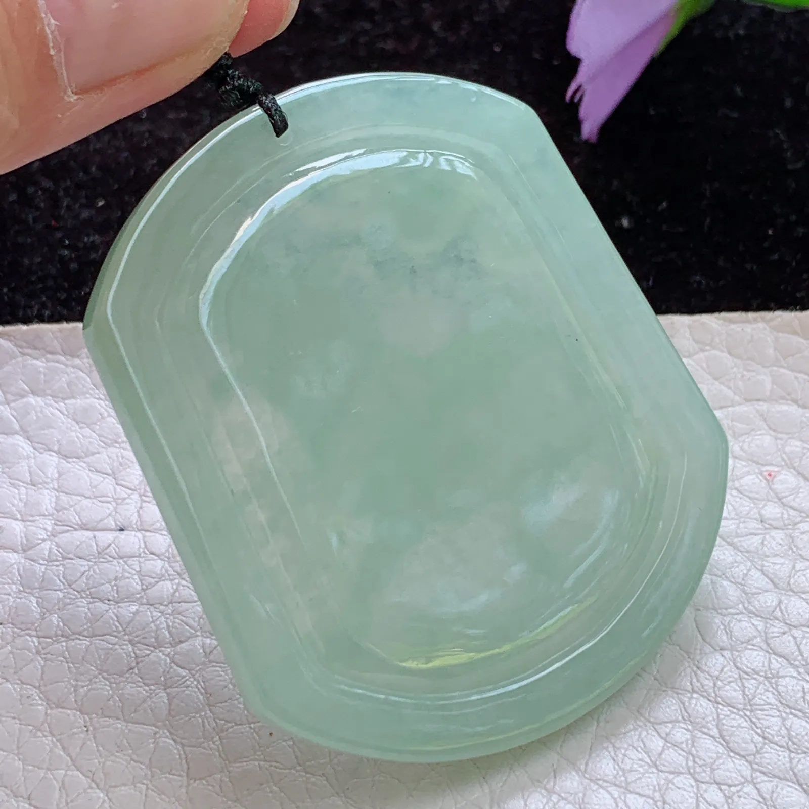 kjt实拍50.8*43*6.5缅甸A货翡翠具美立体生肖牛 扭转乾坤玉吊坠 玉挂件