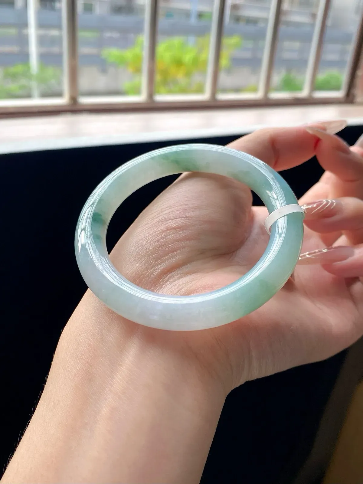 小圈口冰飘花圆条美人条成品（内圈纹裂放漏）
⭕️52.5-9.6-9.6