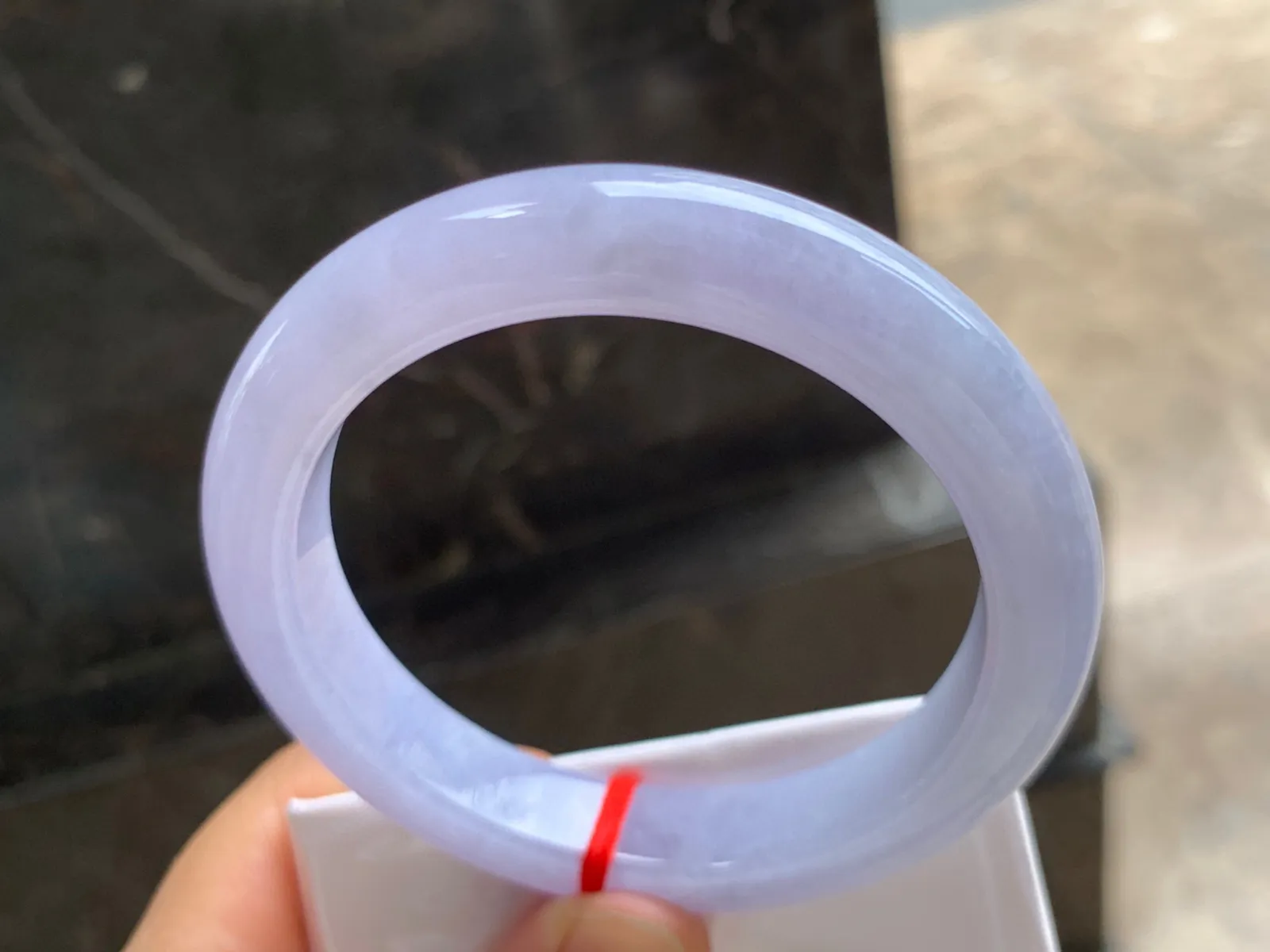 60.5-12-9.5mm
紫罗兰手镯 颜色浓郁 大圈口