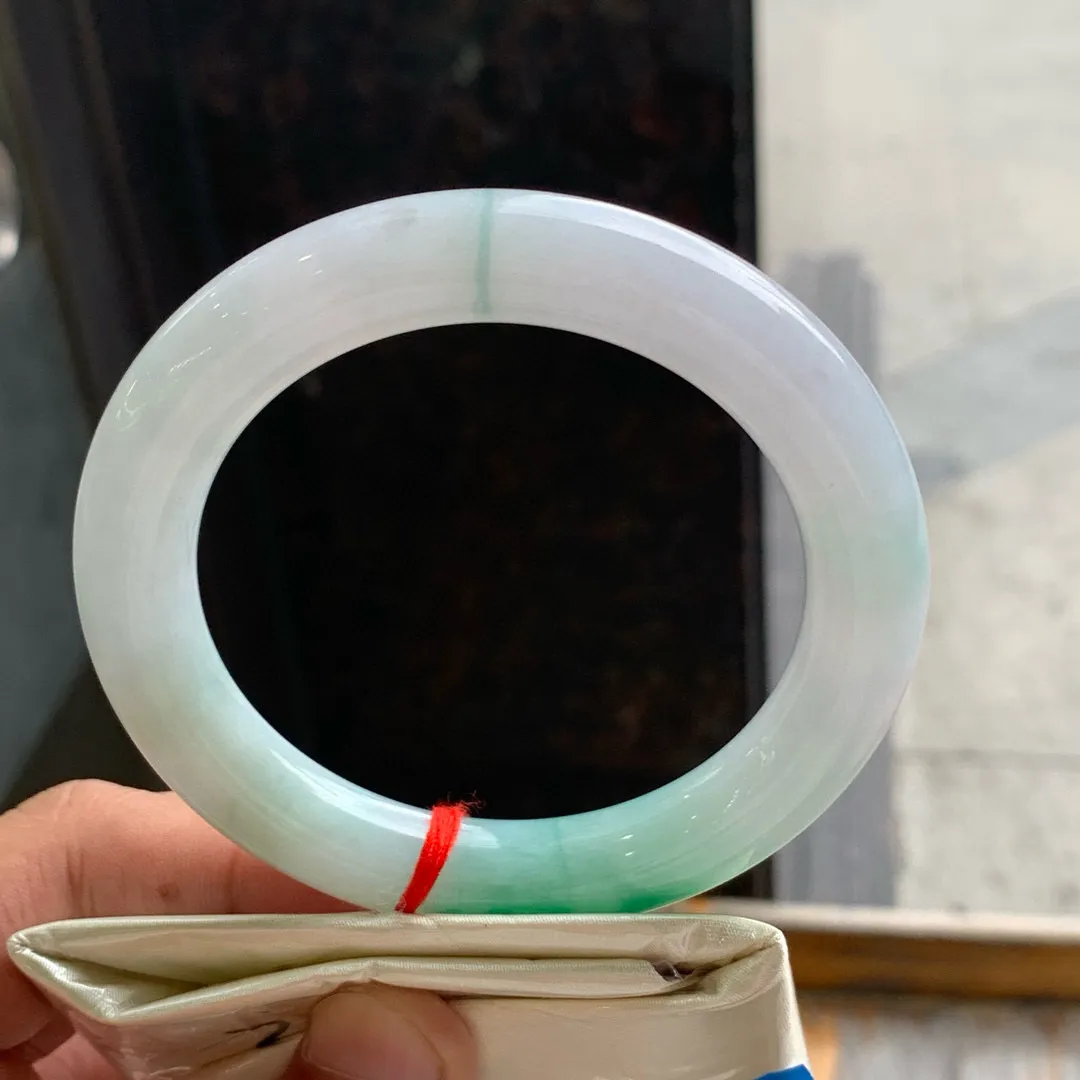 圆条冰阳绿 无瑕 尺寸:58.7/11 色好