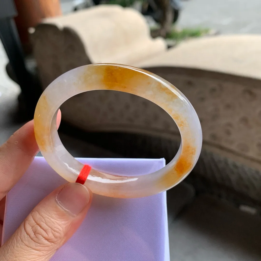 贵妃高冰红翡 无瑕 尺寸:52.9/46.3/9.4/8.1 超值️️