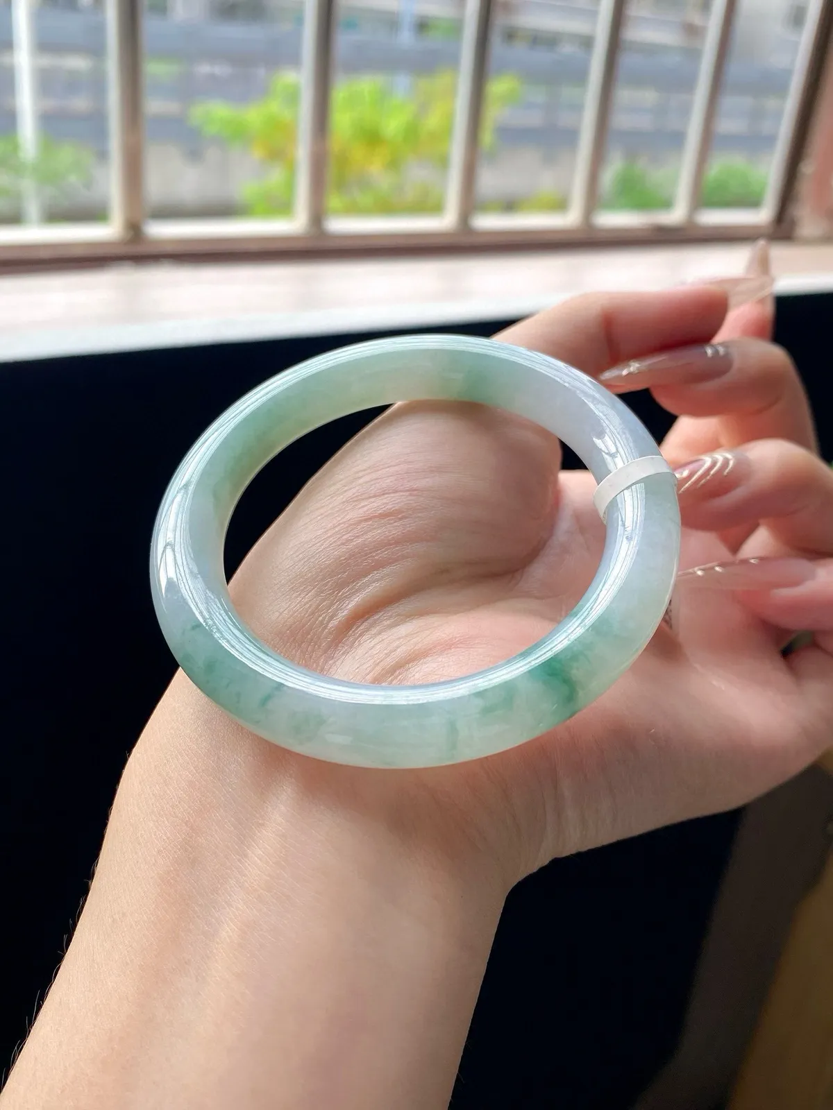 小圈口冰飘花圆条美人条成品（内圈纹裂放漏）
⭕️52.5-9.6-9.6