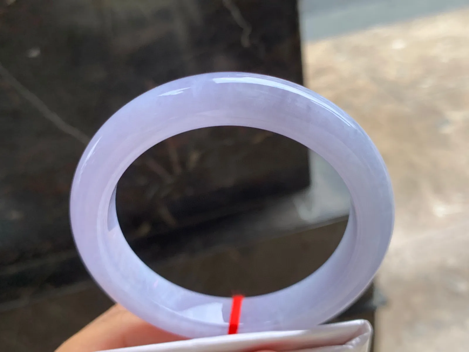 60.5-12-9.5mm
紫罗兰手镯 颜色浓郁 大圈口