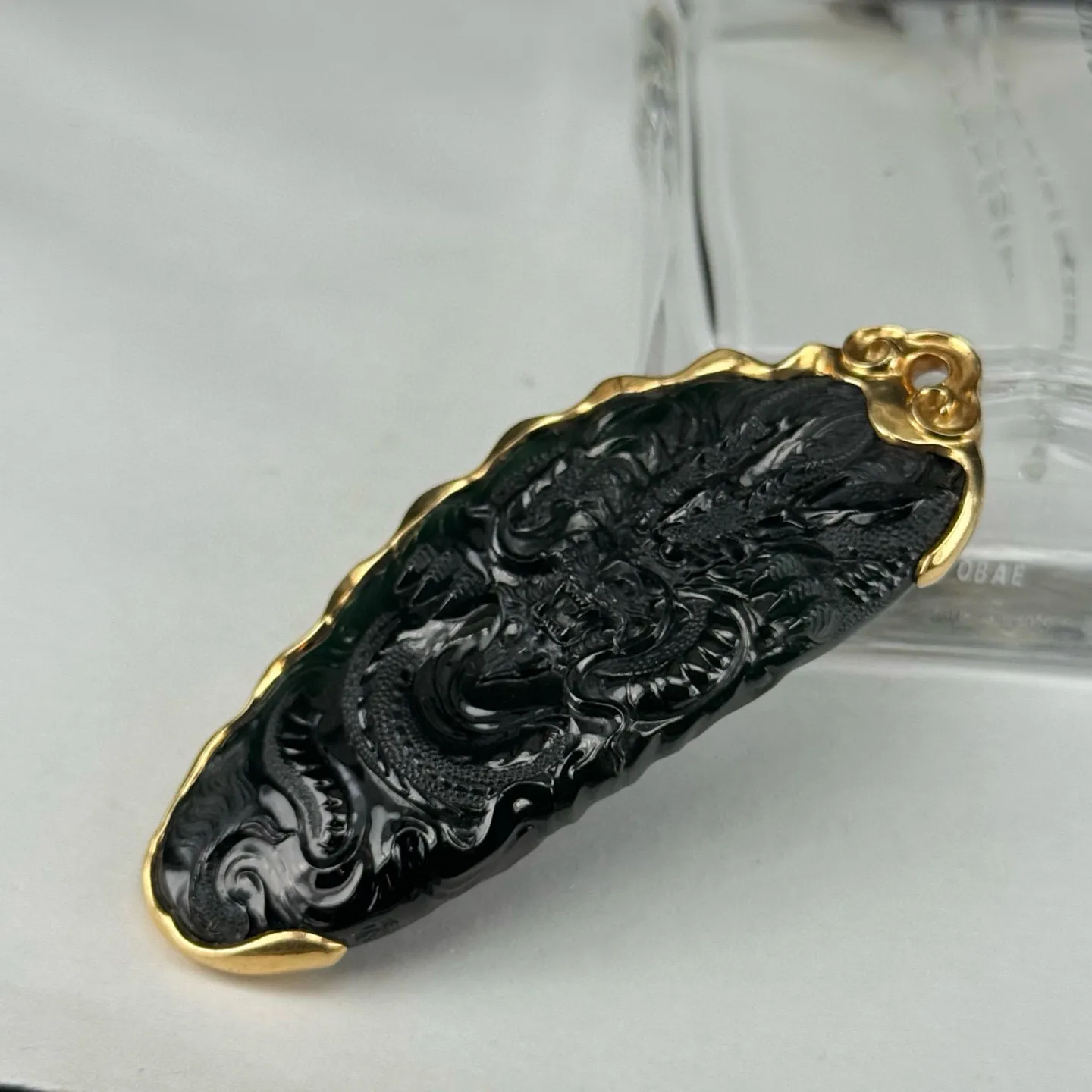 墨翠龙牌 重金豪镶 打灯通透 油性十足 肉超细腻